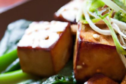 Sizzling Grilled Tofu Meets Fresh Mixed Greens Delight