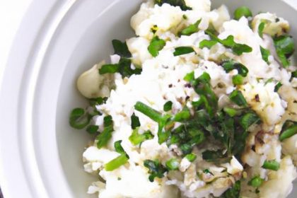 Fresh and Flavorful: Cauliflower Rice Herb Salad Recipe