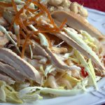 Tender Pulled Chicken with Crunchy Gluten-Free Coleslaw