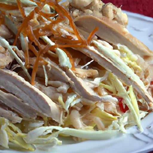 Tender Pulled Chicken with Crunchy Gluten-Free Coleslaw