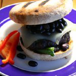 Hearty Black Bean Burgers on English Muffins: A Tasty Twist