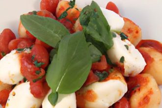 One-Pan Roasted Gnocchi: Tomato & Mozzarella Magic