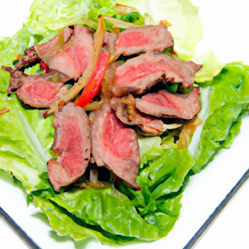Savory Asian-style Beef Lettuce Wraps: Fresh & Flavorful Bites