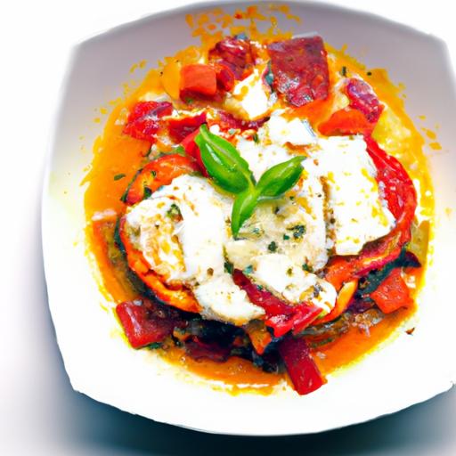 Melting Magic: Baked Goat Cheese with Zesty Marinara Delight