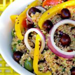 Bright Mediterranean Quinoa Salad with Olives & Tomatoes