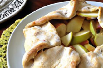 Rustic Apple Galette: Wholesome Whole-Grain Crust Delight