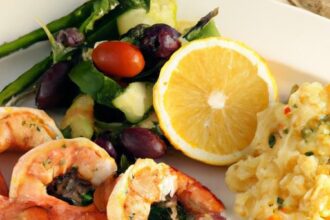 Savor the Flavors: Mediterranean Grilled Shrimp & Couscous Delight