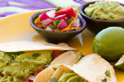 Fresh Veggie Tacos with Silky Avocado Cream Delight