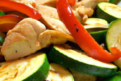 Sizzling Chicken & Zucchini Stir-Fry: A Fresh Flavor Boost