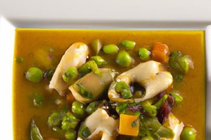 Cuttlefish and Pea Stew: A Savory Dance of Sea & Earth