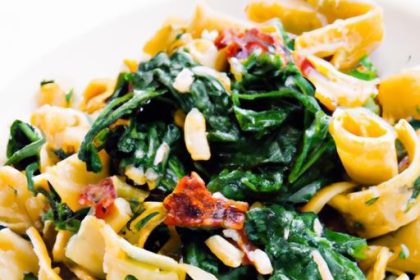 Sun-Dried Tomato Pasta with Spinach: A Flavorful Twist