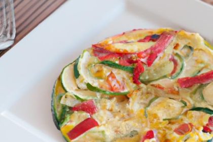 Sun-Kissed Mediterranean Frittata with Zucchini & Peppers