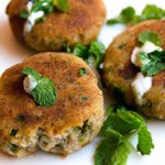 Savory Spiced Lamb Patties Paired with Cooling Mint Yogurt