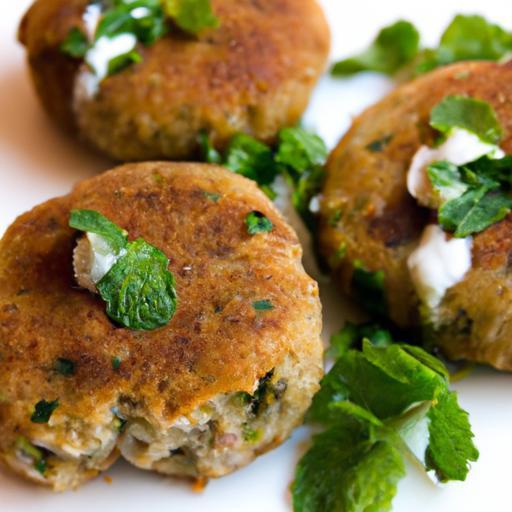 Savory Spiced Lamb Patties Paired with Cooling Mint Yogurt