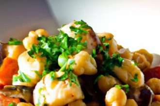 Hearty Hake Meets Flavorful Chickpea Stew-Chorizo-Free!
