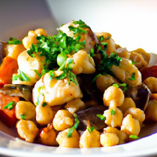 Hearty Hake Meets Flavorful Chickpea Stew-Chorizo-Free!