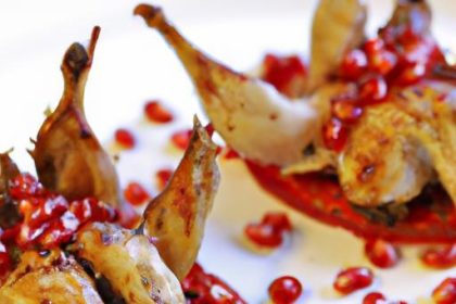 Savor the Flavor: Grilled Quail with Pomegranate Glaze