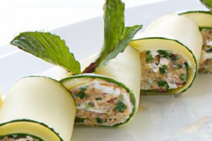 Refreshing Cucumber and Feta Roll-Ups: A Light Twist!