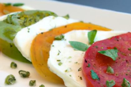 Sun-Kissed Heirloom Tomatoes & Fresh Mozzarella Delight