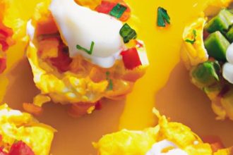 Colorful Baked Egg Cups: A Veggie-Packed Breakfast Treat