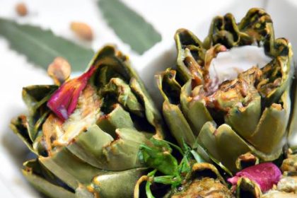 Savor Roasted Baby Artichokes with Zesty Garlic Aioli Delight