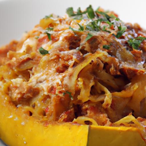 Twist on Tradition: Spaghetti Squash Meets Turkey Bolognese