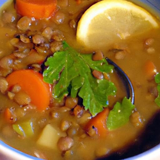 Hearty Lentil Soup with Carrots and Celery: A Nutritious Delight