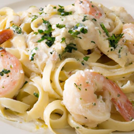 Creamy Shrimp Alfredo with Fettuccine: A Decadent Delight