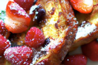 Decadent Brioche French Toast with Berries & Mascarpone Delight