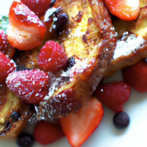 Decadent Brioche French Toast with Berries & Mascarpone Delight