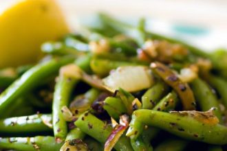 Zesty Green Bean Salad with Lemon & Garlic Twist