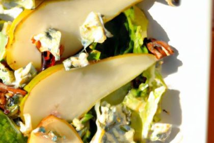 Crisp Endive & Pear Salad Elevated with Blue Cheese Bliss