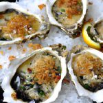 Savory Broiled Oysters with Garlic and Parmesan Delight