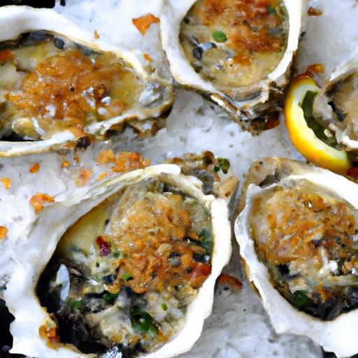 Savory Broiled Oysters with Garlic and Parmesan Delight
