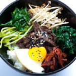 Bibimbap Delight: Savoring Beef and Veggie Harmony