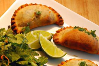 Zesty Spiced Lamb Empanadas Paired with Vibrant Chimichurri