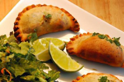 Zesty Spiced Lamb Empanadas Paired with Vibrant Chimichurri