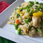 Flavorful Chicken Fried Rice with Vibrant Garden Veggies
