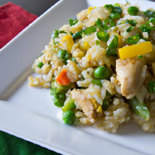 Flavorful Chicken Fried Rice with Vibrant Garden Veggies