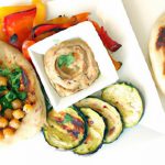 Savor the Flavor: Hummus and Grilled Veggie Pita Delights