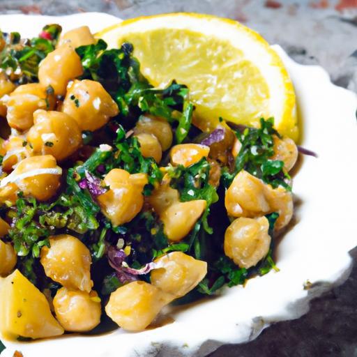 Zesty Chickpea & Kale Salad: A Refreshing Lemon Boost