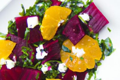 Vibrant Beet & Orange Salad with Feta: A Zesty Delight
