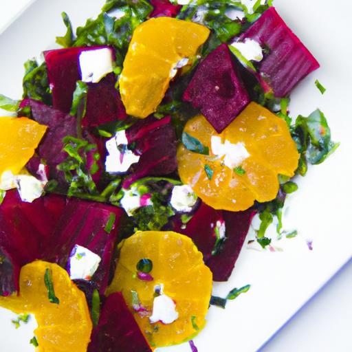 Vibrant Beet & Orange Salad with Feta: A Zesty Delight