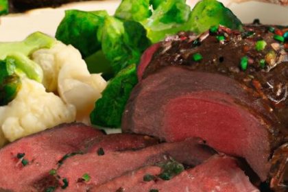Pepper-Crusted Roast Beef: A Savory Twist on Classic Roast