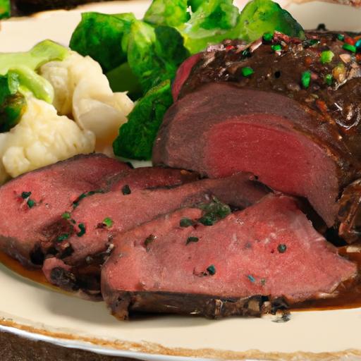 Pepper-Crusted Roast Beef: A Savory Twist on Classic Roast