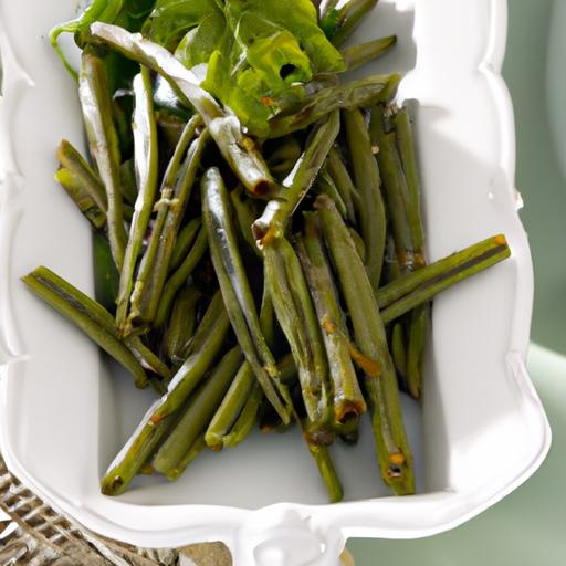 Crunchy delight: How to Make Pickled Green Beans ⁣with Dill