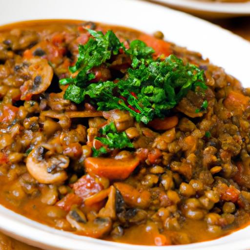 Hearty‌ One-Pot ⁢Lentil & Mushroom Bolognese: Simple & Savory
