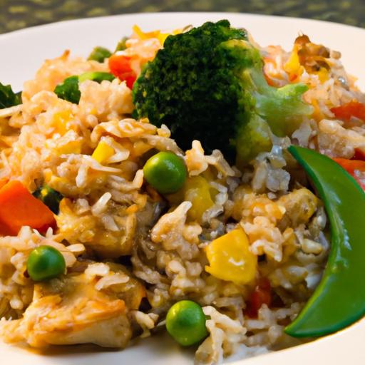 Flavorful Chicken Fried ⁢Rice with Vibrant ⁣Garden Veggies