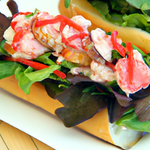 Fresh Lobster Salad Rolls Served on Soft Brioche Buns