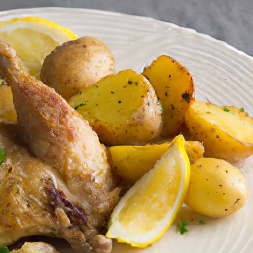 Zesty One-Pan Roasted Lemon⁤ Chicken & Crispy ‍Potatoes ‌Delight